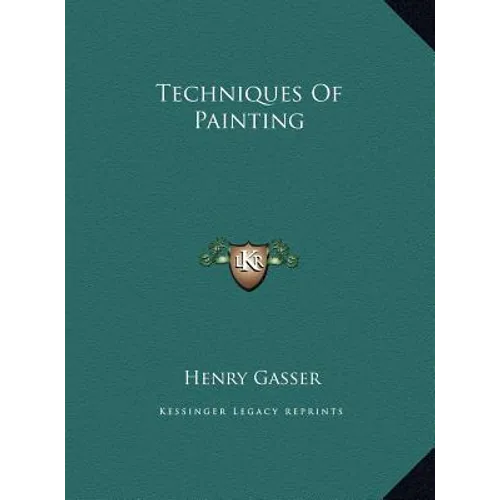 Techniques of Painting - Hardcover