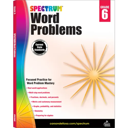 Word Problems, Grade 6: Volume 79 - Paperback