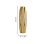 Ceramic Vase Golden Flowers Water Culture Decoration Living Room