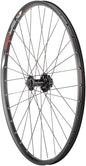 Quality Wheels Value Double Wall Series Disc Front Wheel - 26" QR x 100mm 6-Bolt BLK Clincher 32H