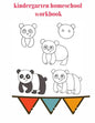 Draw Panda In Just Five steps.Kindergarten Homeschool Workbook: Learn Drawing Step by Step With Our New 100 Page Homeschool Workbook.Made Drawing Easy - Paperback