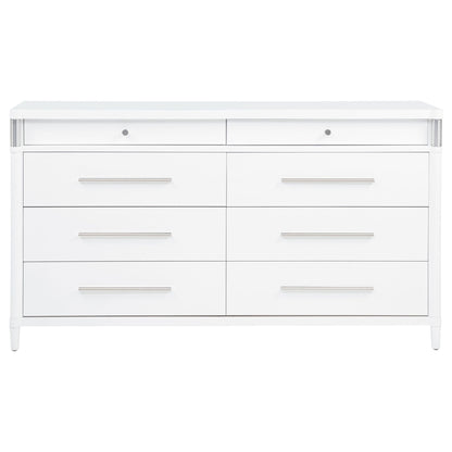 Gracemont 8-drawer Bedroom Dresser Cabinet White