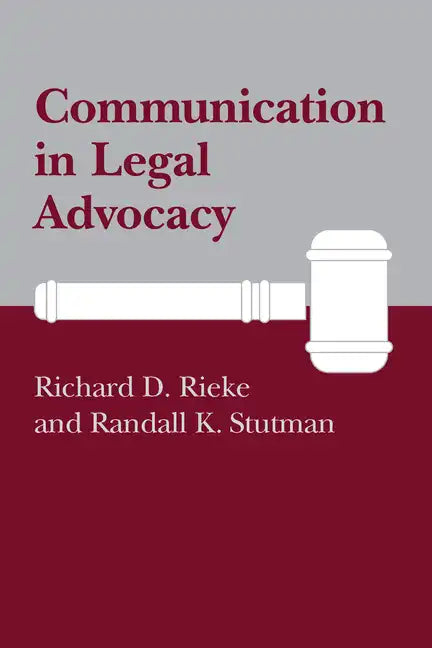 Communication in Legal Advocacy - Paperback