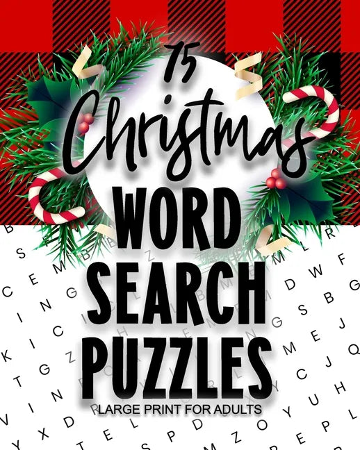 75 Christmas Word Search Puzzles Large Print for Adults - Paperback