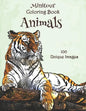 Minitour Coloring Book, Animals: 100 Unique Images - Paperback