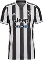 adidas Mens Juventus 2021-22 Home Jersey (Small White/Black)