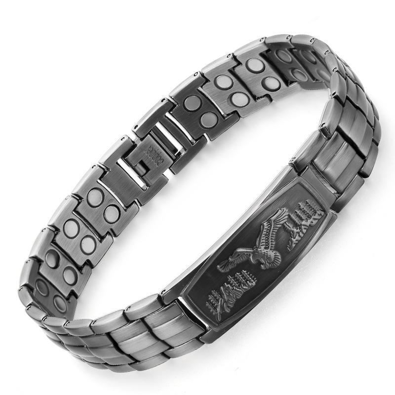 Curved-leaf Turtle-shell Negative-ion Energy Bracelet