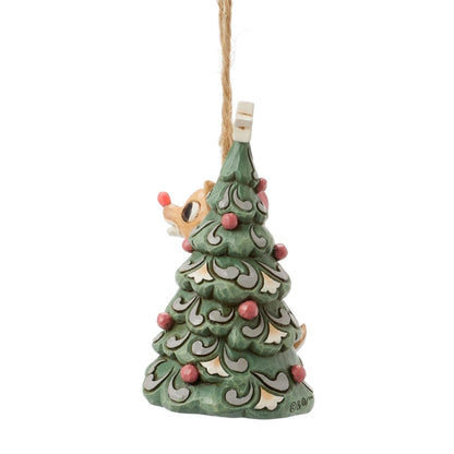Rudolph with Christmas Tree Ornament - A Heartwarming Holiday Keepsake