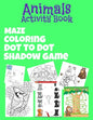 Animals Activity Book: Great Gift for For Kids, Boys & Girls. Great Activity Book 5 in 1 ! Maze, Coloring, Dot To Dot and more! diversified a - Paperback