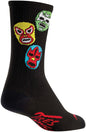 SockGuy SGX Three Amigos Socks - 6" Black Large/X-Large