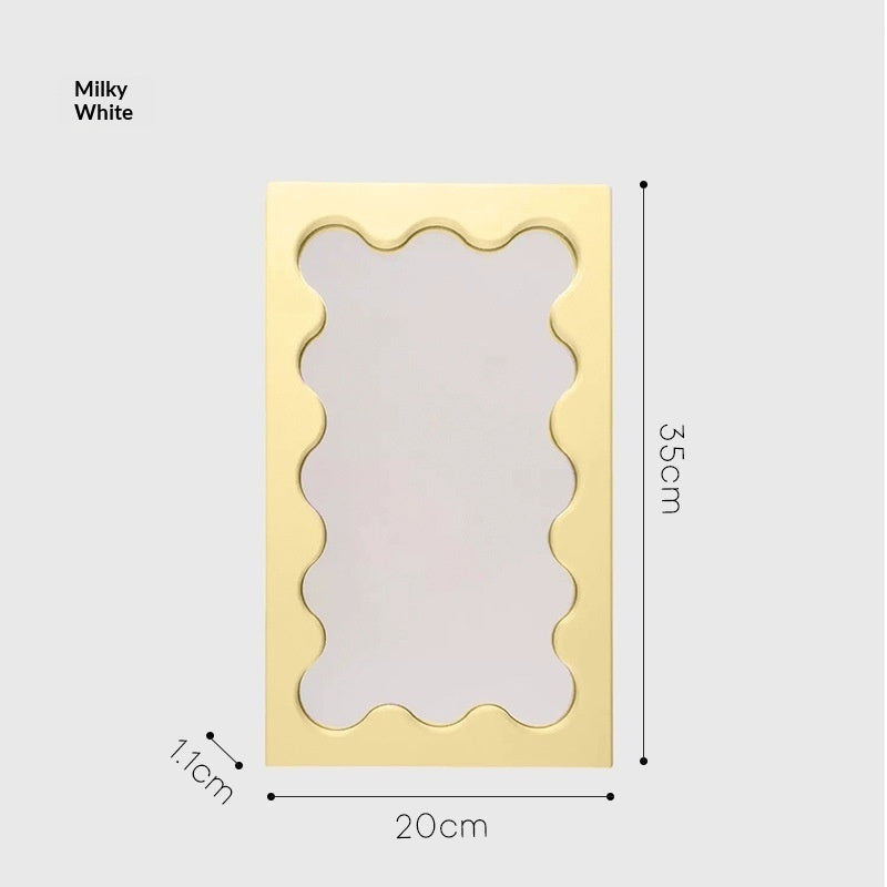 New Square Wave Pattern Vanity Mirror Wall Mirror Entryway Mirror