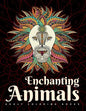 Adult Coloring Books: Enchanting Animals - Paperback