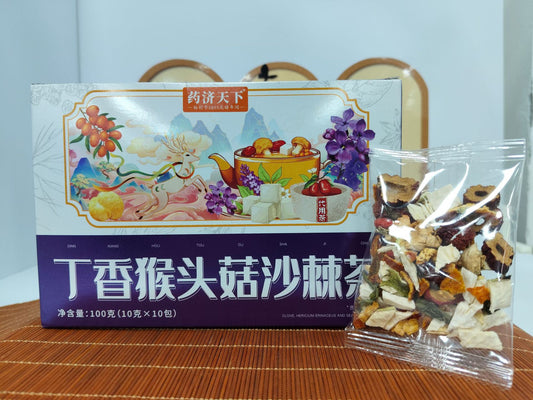 Lilac Hericium Erinaceus Sea Buckthorn Tea