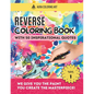Reverse Coloring Book with 50 Inspirational Quotes: Watercolor Drawings for Stress Relief and Express your Creativity - Paperback