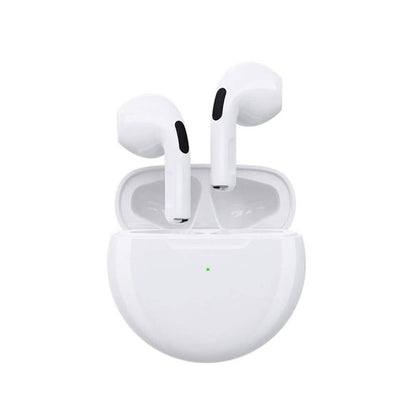 Earphones With Round Charging Case