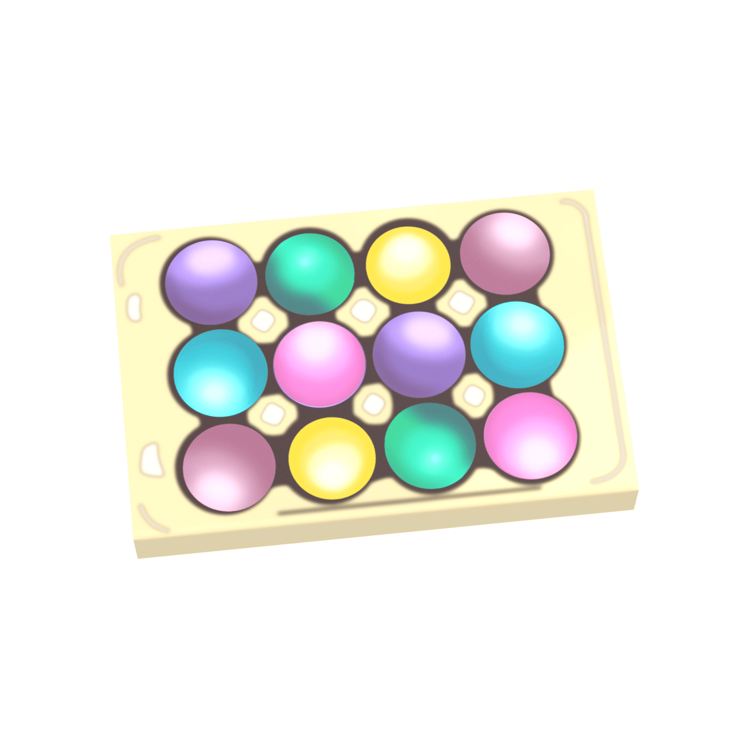 Easter Egg Dye Tray - Custom Printed - Made Using LEGO® Parts