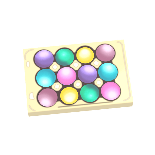 Easter Egg Dye Tray - Custom Printed - Made Using LEGO® Parts