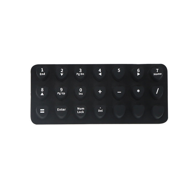 91 Button For Desktop And Notebook Computer Silicone Keyboard Stickers