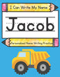 I Can Write My Name: Jacob: Personalized Name Writing Practice - Paperback