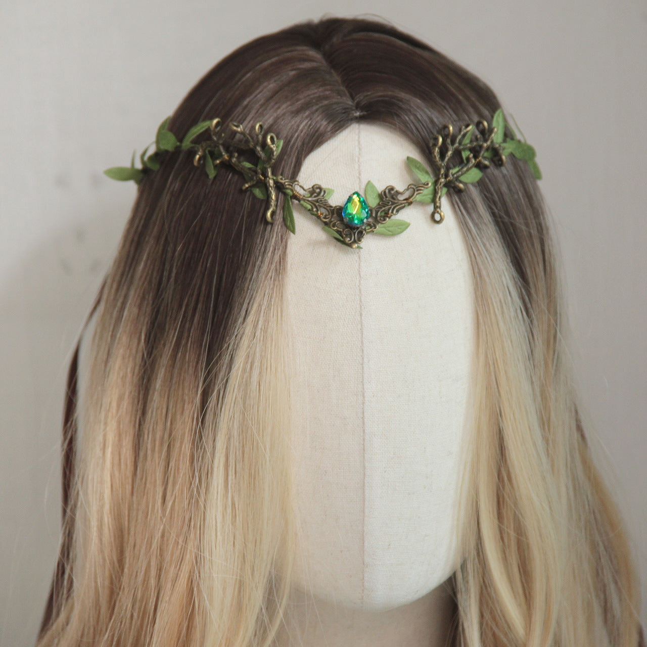 Leaf Water Drop Headband Female Elf Fairy Headdress