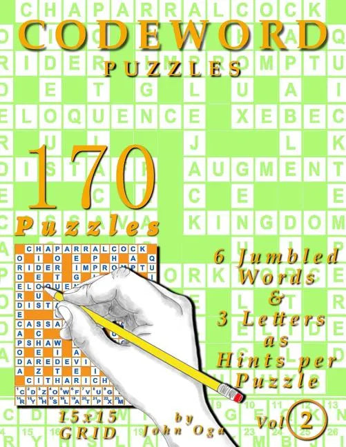 Codeword Puzzles: 170 Puzzles, Volume 2 - Paperback