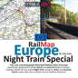 RailMap Europe - Night Train Special 2017: Specifically designed for Global Interrail and Eurail RailPass holders - Paperback