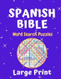 Spanish Bible Word Search Puzzle Large Print Book: Fun 50 Puzzles For All Ages Sopa De Letras De La Biblia - Paperback