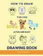 How to Draw for Kids - A Fun and Easy Drawing Book: Large drawing book of animals: Monkey, Cat, Dog, Chickens, Dinosaur/Dragon, Owls, Birds, Rabbit, M - Paperback