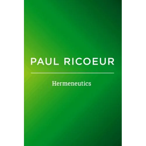 Hermeneutics: Writings and Lectures - Paperback