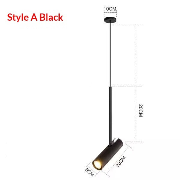Sleek  Modern  Minimalist Swivel Spotlight