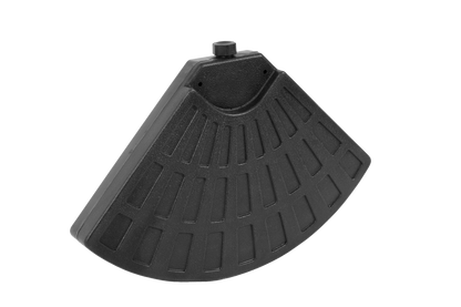 Patio Umbrella Base Fillable 4 Plate PE Black 42 LB Each Water Sand