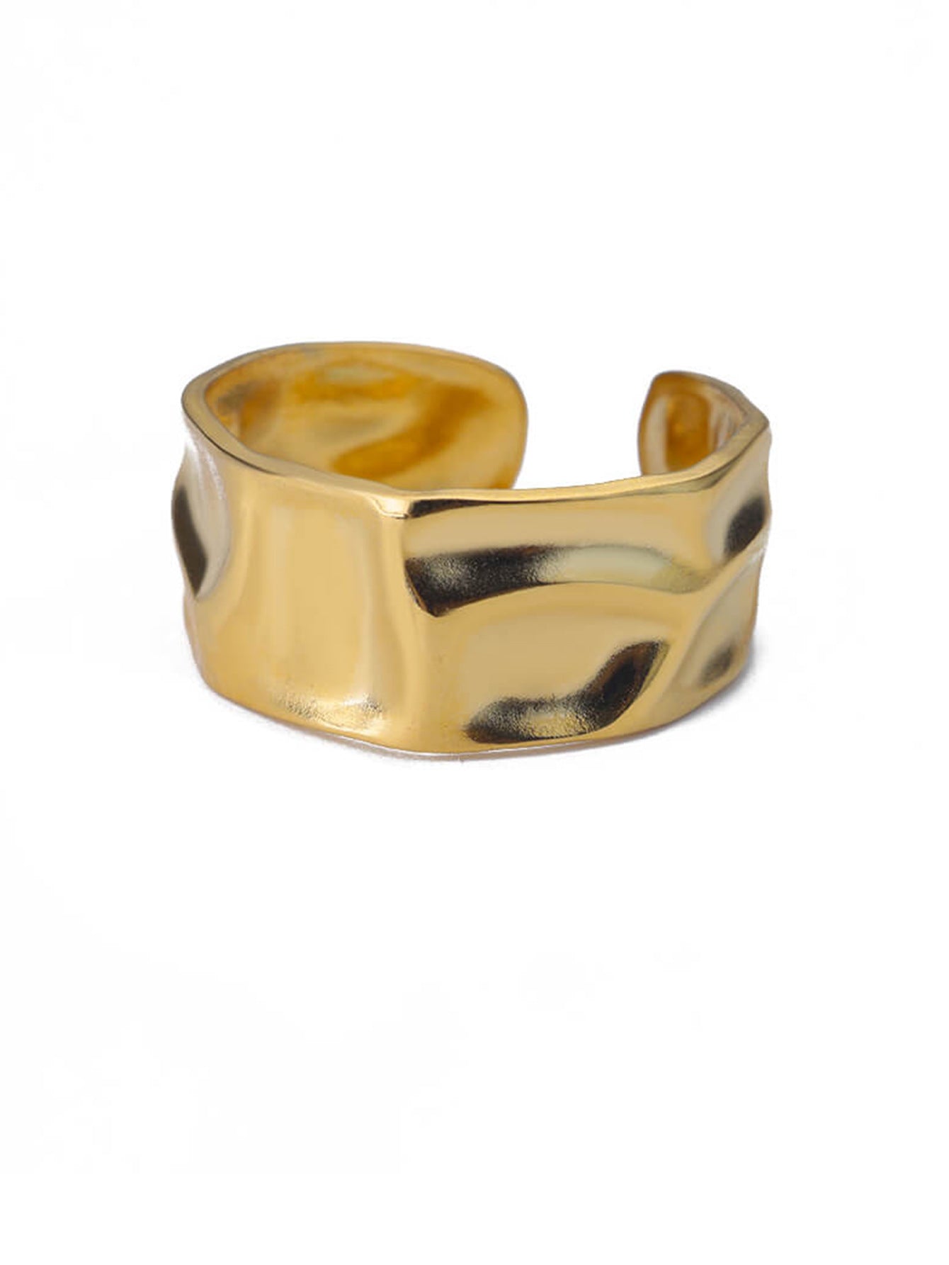 Irregular Wide Band Ring For Women