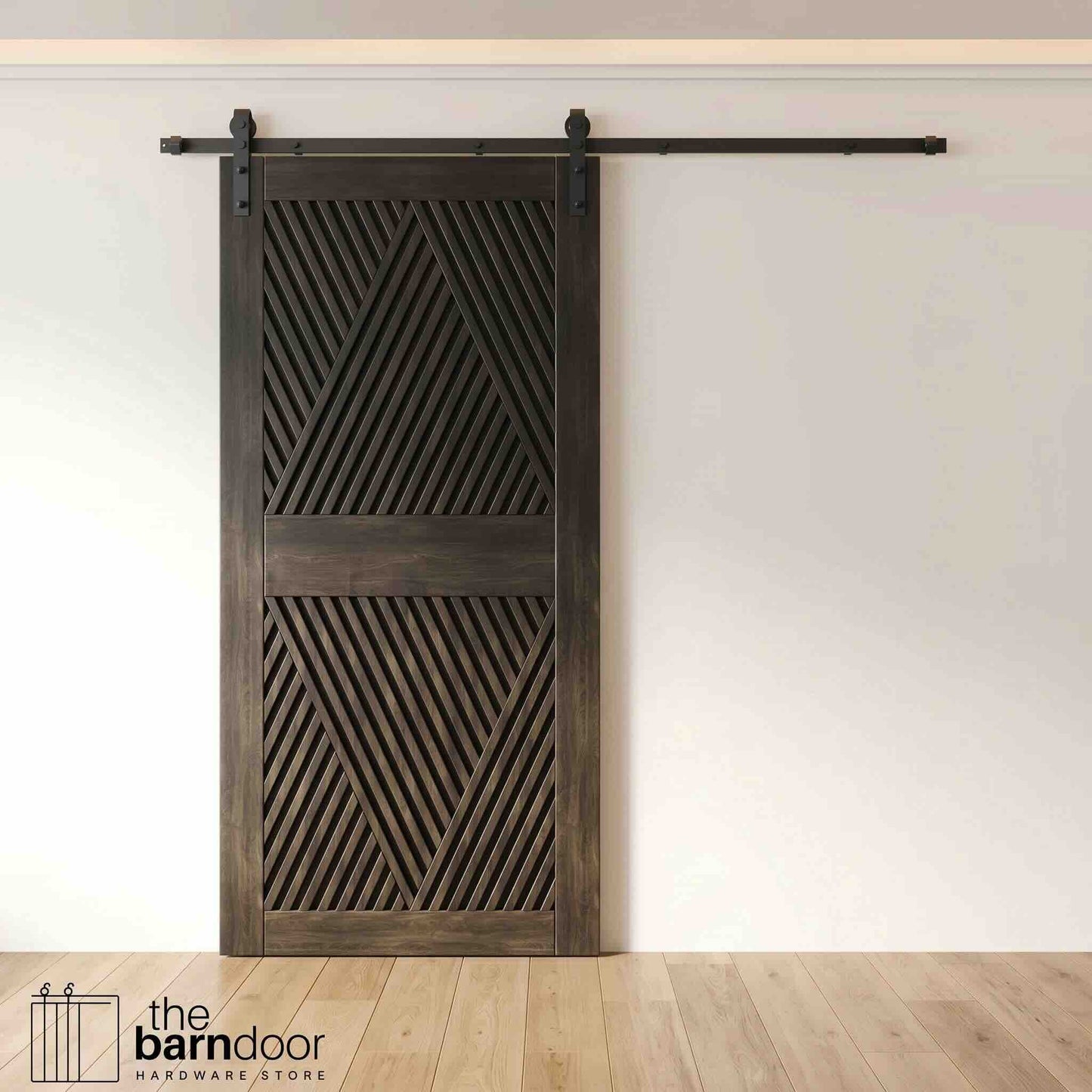 Diamond Pattern Pine Wood DIY Barn Door