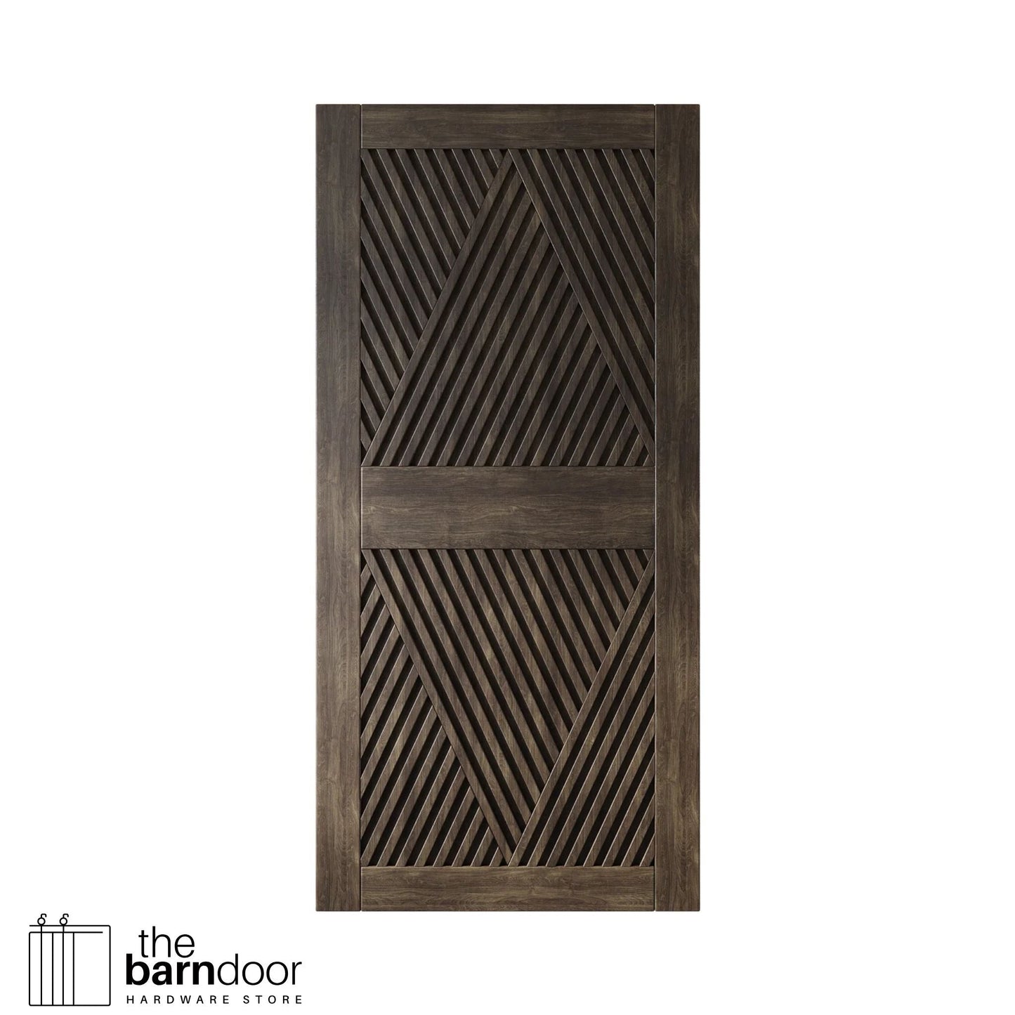 Diamond Pattern Pine Wood DIY Barn Door