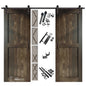 Classic Double Barn Door Kit | Black Hardware