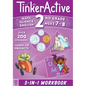 Tinkeractive 2nd Grade 3-In-1 Workbook: Math, Science, English Language Arts - Paperback