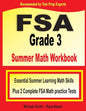 FSA Grade 3 Summer Math Workbook: Essential Summer Learning Math Skills plus Two Complete FSA Math Practice Tests - Paperback