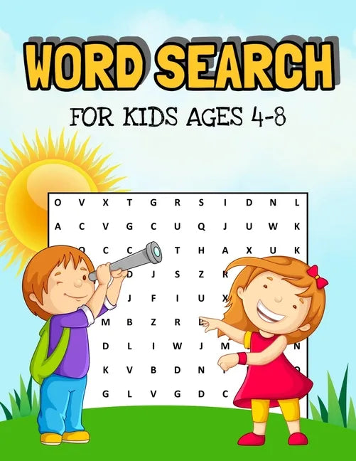 Word Search For Kids Ages 4-8: Sight Words Word Search For Kids, Spelling Word Search To Practice Vocabulary - Paperback