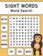 Sight Words Word Search: Practices Thinking Skills and Spelling with High Frequency Words More Than 900 up - Paperback