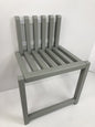 Wall-Mounted Folding Chair for Shoe Changing - Space-Saving Solid Wood Design