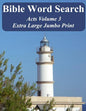 Bible Word Search Acts Volume 3: King James Version Extra Large Jumbo Print - Paperback