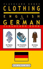Clothing - English to German Flash Card Book: Black and White Edition - German for Kids - Paperback