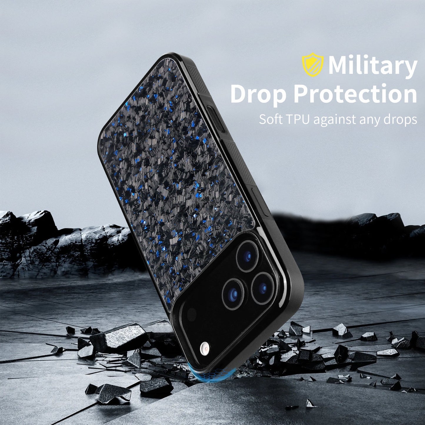 Compatible With Forged Carbon Fiber Phone Case