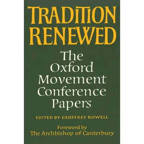 Tradition Renewed - Hardcover