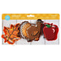 Harvest 3 Piece Color Cookie Cutter Set