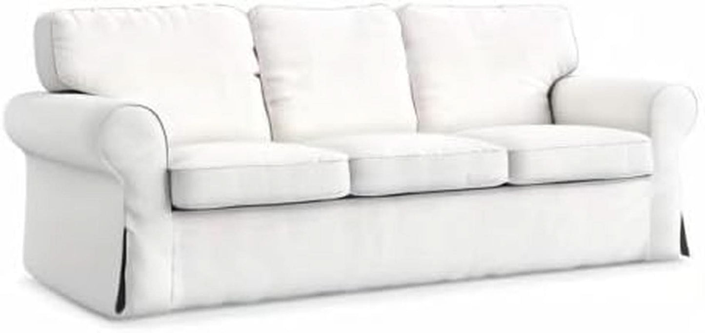 IKEA Ektorp 3 Seat Sofa Slipcover White Replacement