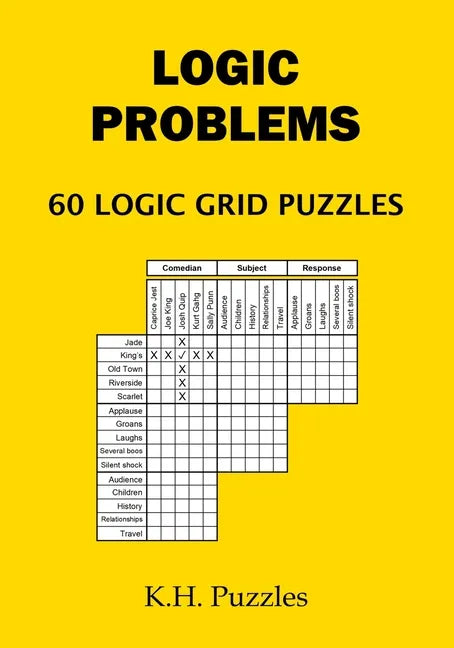 Logic Problems: 60 Logic Grid Puzzles - Paperback