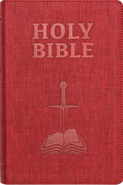 NASB Children's Edition: Sunset Red - Imitation Leather