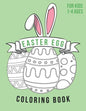 Easter Egg Coloring Book For Kids Ages 1-4: Color, draw and cut out - fast drawing and scissor skills building - activity with fun and education - Paperback