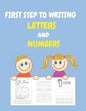 first step to writing letters and numbers: A book to trace and color the alphabet and numbers for kids ages 3-8, students (Activity Book) - Paperback